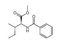 benzoylisoleucine SS-methyl ester结构式