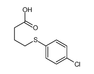 4-(4-chlorophenyl)sulfanylbutanoic acid Structure