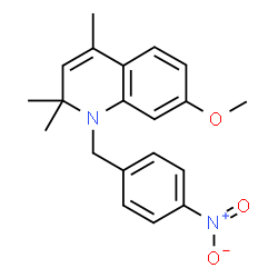 1-{4-nitrobenzyl}-7-methoxy-2,2,4-trimethyl-1,2-dihydroquinoline picture