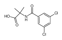 α-(3,5-Dichlorbenzamido)-isobuttersaeure结构式