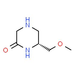 Piperazinone, 6-(methoxymethyl)-, (6R)- (9CI) Structure