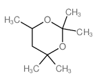 2,2,4,4,6-pentamethyl-1,3-dioxane structure