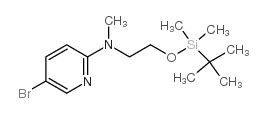 (5-Bromopyridin-2-yl)[2-(tert-butyldimethylsilyloxy)ethyl]methylamine picture