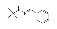 N-benzylidene-N'-tert-butylhydrazine Structure