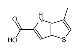 3-Methyl-4H-thieno[3,2-b]pyrrole-5-carboxylic acid Structure