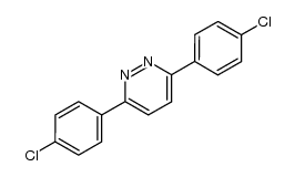 3,6-bis-(4-chlorophenyl)-pyridazine Structure