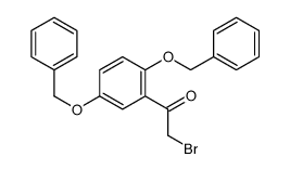 1-[2,5-bis(phenylmethoxy)phenyl]-2-bromoethanone Structure