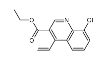 ethyl-8-chloro-4-vinylquinoline-3-carboxylate Structure