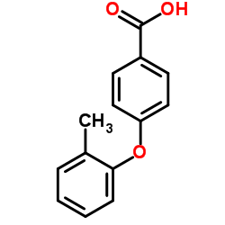 4-(2-Methylphenoxy)benzoic acid structure