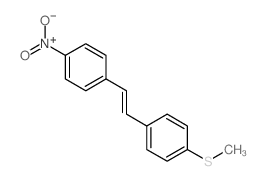 1-methylsulfanyl-4-[2-(4-nitrophenyl)ethenyl]benzene Structure