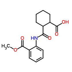 2-{[2-(Methoxycarbonyl)phenyl]carbamoyl}cyclohexanecarboxylic acid结构式