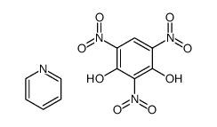 pyridine, compound with 2,4,6-trinitro-resorcinol Structure