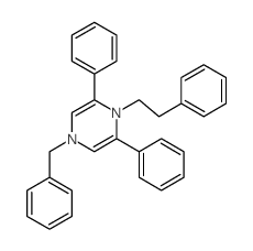 4-benzyl-1-phenethyl-2,6-diphenyl-pyrazine结构式