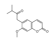 7-Methoxy-6-(3-methyl-2-oxobutyl)-2H-1-benzopyran-2-one picture