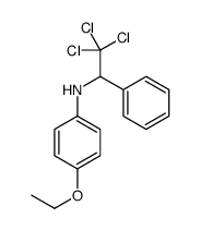 4-ethoxy-N-(2,2,2-trichloro-1-phenylethyl)aniline结构式