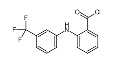 2-[3-(trifluoromethyl)anilino]benzoyl chloride Structure