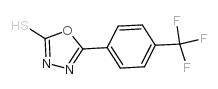 5-4-(三氟甲基)苯基-1,3,4-噁二唑-2-硫醇结构式