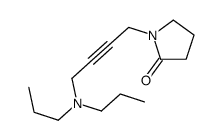 1-[4-(dipropylamino)but-2-ynyl]pyrrolidin-2-one Structure