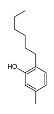 2-hexyl-5-methylphenol结构式