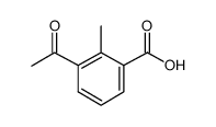 2-甲基-3-乙酰基苯甲酸结构式