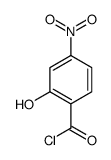 Benzoyl chloride, 2-hydroxy-4-nitro- (9CI) structure