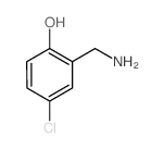 Phenol,2-(aminomethyl)-4-chloro- Structure