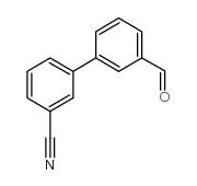 3'-甲酰基-联苯-3-腈结构式