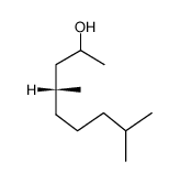 (2Ξ,4R)-4,8-dimethyl-nonan-2-ol Structure