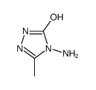 4-amino-3-methyl-1H-1,2,4-triazol-5-one Structure