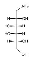 1-amino-1-deoxy-D-galactitol Structure