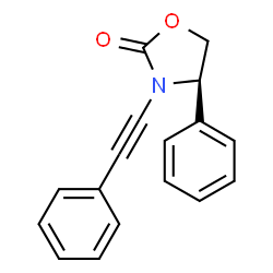 (R)-4-Phenyl-3-(phenylethynyl)oxazolidin-2-one Structure