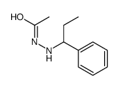 N'-(1-phenylpropyl)acetohydrazide结构式