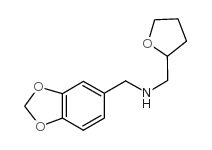 N-(1,3-benzodioxol-5-ylmethyl)-1-(oxolan-2-yl)methanamine Structure