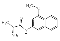 (2S)-2-amino-N-(4-methoxynaphthalen-2-yl)propanamide结构式
