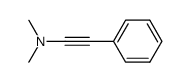 1-dimethylamino-2-phenyl-ethyne结构式