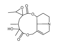 (15S)-12-hydroxy-15,20-dihydro-15,20-epoxysenecionan-11,16-dione结构式