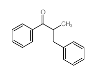 1-Propanone,2-methyl-1,3-diphenyl- Structure