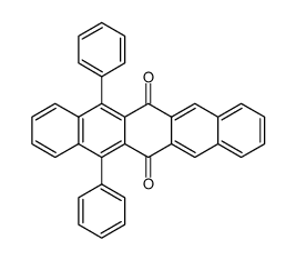 5,14-diphenyl-pentacene-6,13-dione Structure