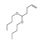 5,5-dibutoxypent-1-ene Structure