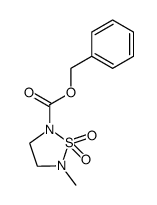 benzyl 5-methyl-1,2,5-thiadiazolidine-2-carboxylate 1,1-dioxide Structure