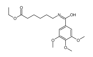 ethyl 6-[(3,4,5-trimethoxybenzoyl)amino]hexanoate Structure