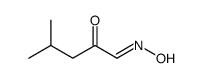 1-hydroxyimino-4-methylpentan-2-one Structure