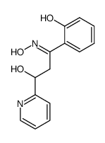 3-hydroxy-1-(2-hydroxy-phenyl)-3-pyridin-2-yl-propan-1-one oxime Structure