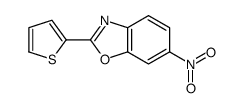 6-nitro-2-thiophen-2-yl-1,3-benzoxazole Structure