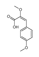 2-Methoxy-3-(4-methoxyphenyl)acrylic acid Structure