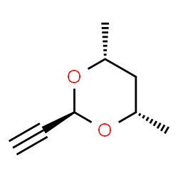 1,3-Dioxane, 2-ethynyl-4,6-dimethyl-, (2alpha,4beta,6beta)- (9CI)结构式