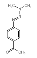 1-(4-dimethylaminodiazenylphenyl)ethanone structure