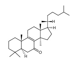 lanost-8-en-7-one结构式