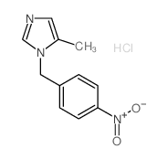 1H-Imidazole,5-methyl-1-[(4-nitrophenyl)methyl]-, hydrochloride (1:1) picture
