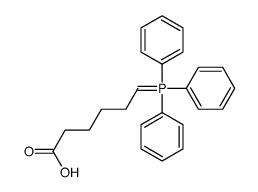 6-(triphenyl-λ5-phosphanylidene)hexanoic acid Structure